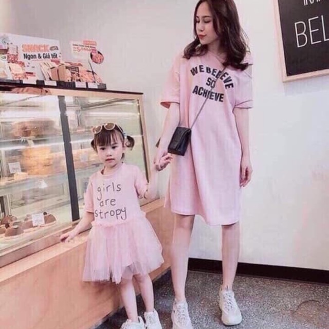 Set váy mẹ bé siêu xinh