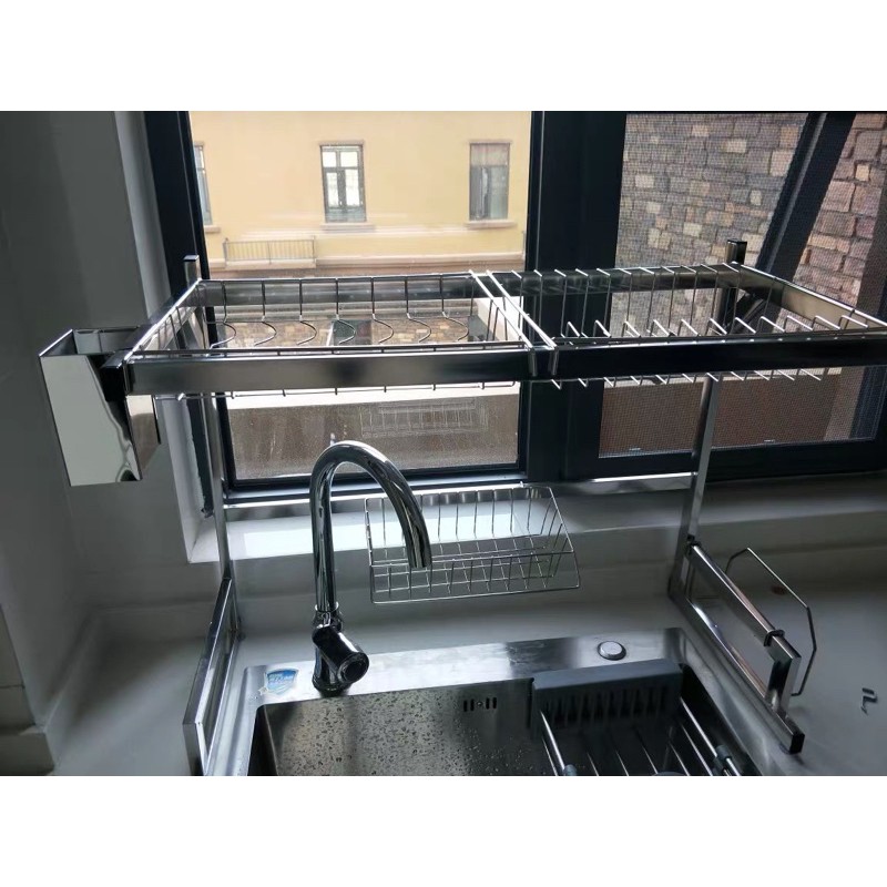 Kệ để bát đĩa, kệ bồn rửa bát đa năng NT-5595, Thép/Inox không gỉ | BigBuy360 - bigbuy360.vn
