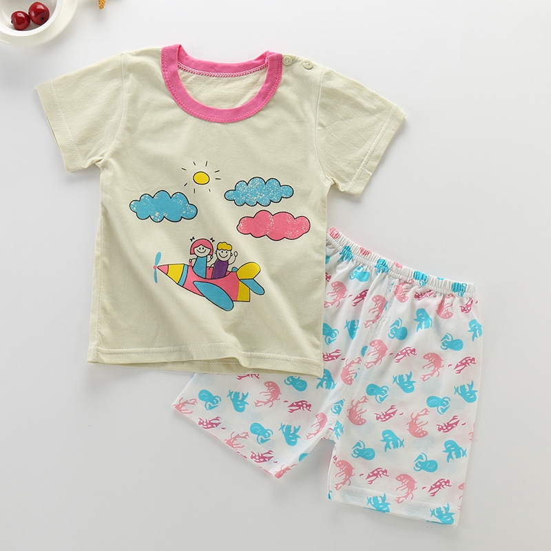 Bộ Đồ Ngủ Pijama Kiểu Dáng Xinh Xắn Dễ Thương Cho Các Bé