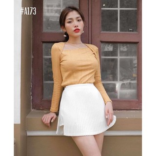 Chân váy quần dập ly xẻ (có bigsize)