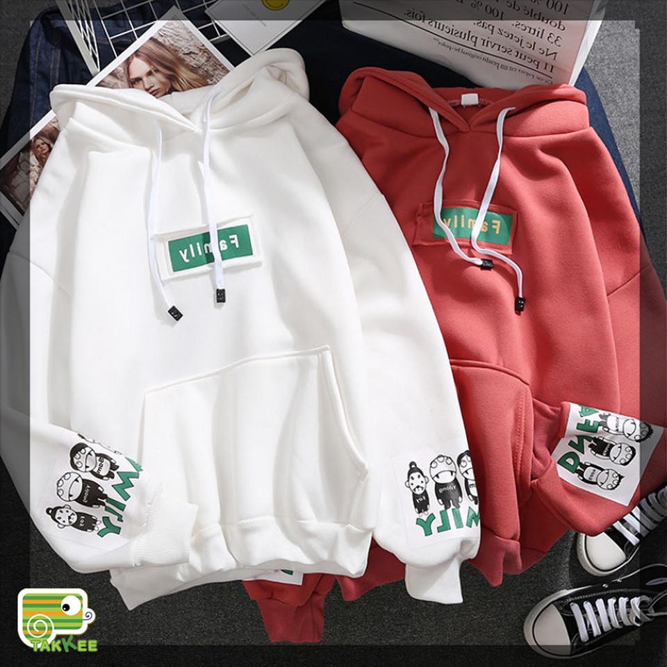 ÁO NỈ BÔNG ÁO HOODIE THÊU CHỮ FAMILY SIÊU HOT HÀNG QUẢNG CHÂU | BigBuy360 - bigbuy360.vn