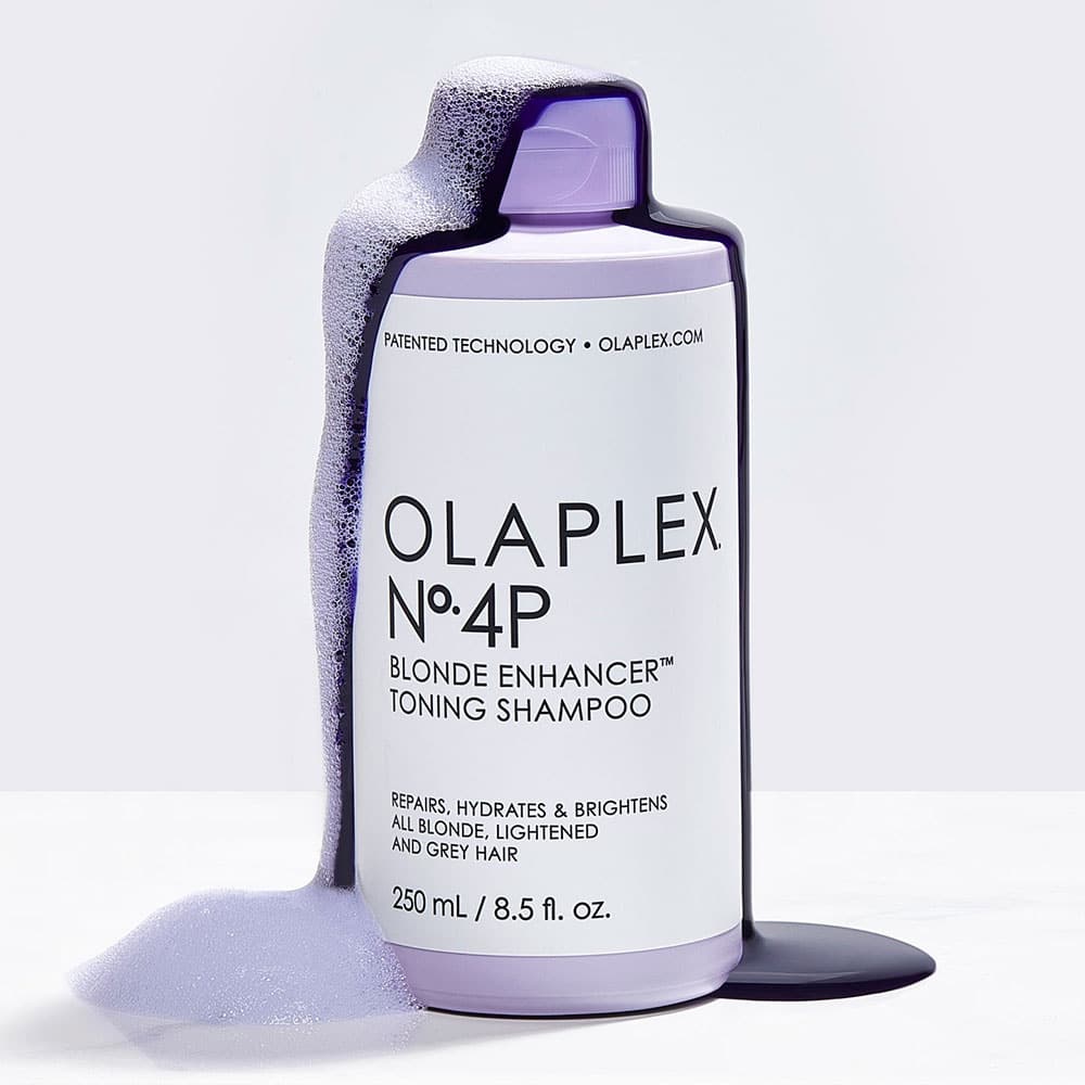 Dầu gội tím khử vàng OLAPLEX NO.4P BLONDE ENHANCER TONING SHAMPOO 250ml chính hãng...0385669939  dầu gội tím Olaplex No.