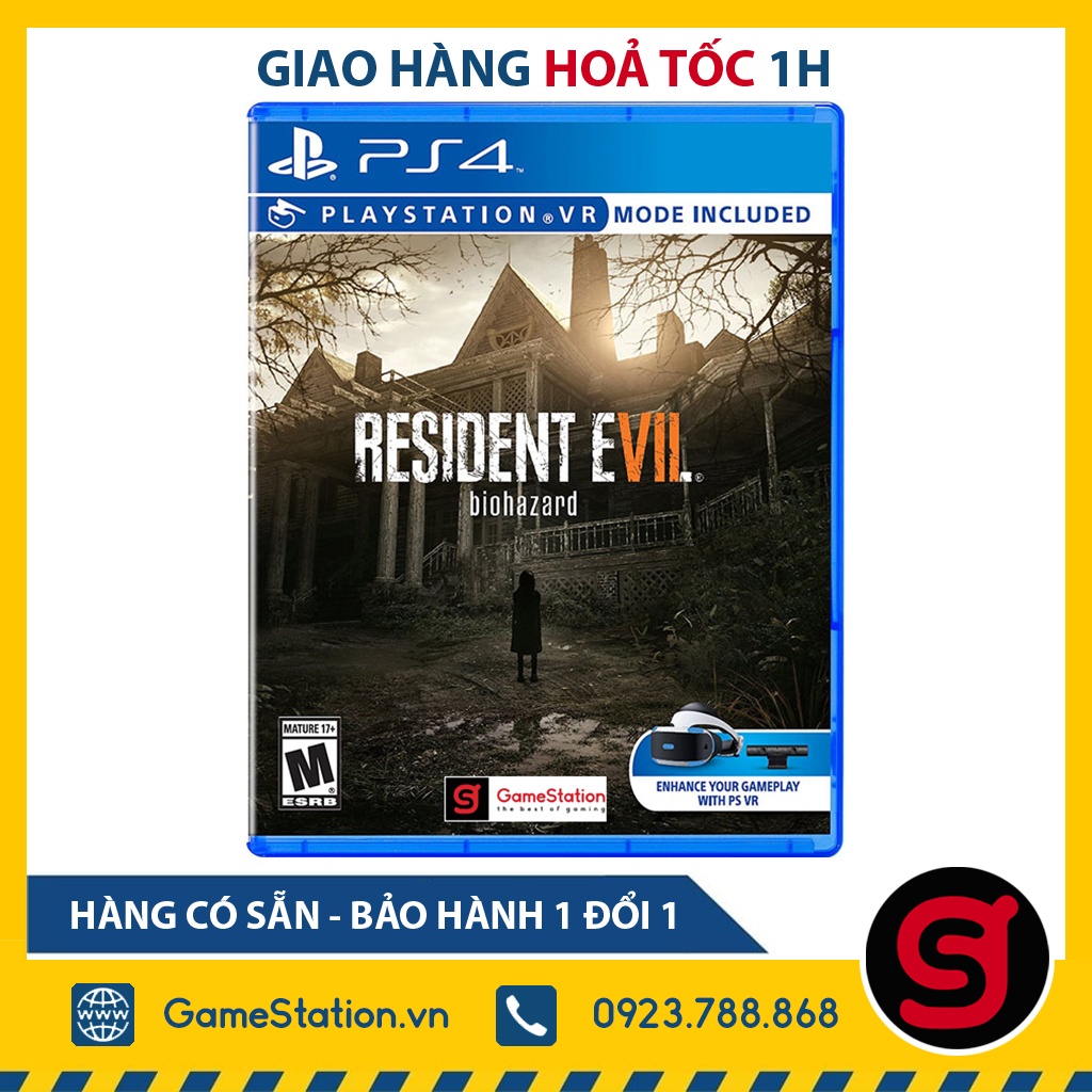 Đĩa Game PS4: Resident Evil 7 Biohazard