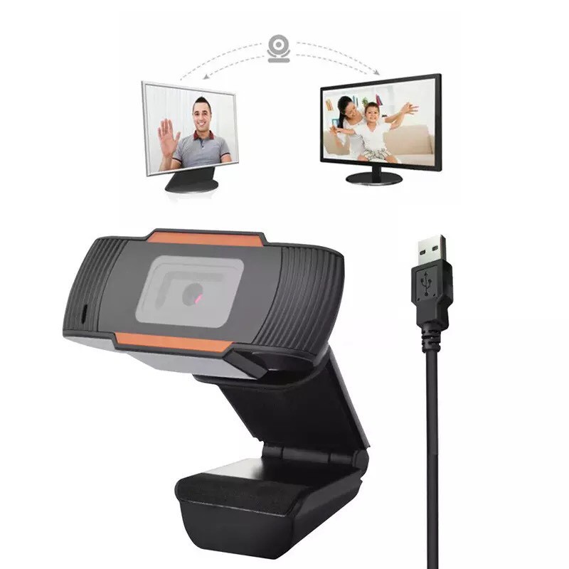 Webcam chất lượng cao full HD Kẹp 720P-1080 Màn Hình Tích Hợp Mic - Webcam Máy Tính Hỗ Trợ Học Trực Tuyến, để bàn