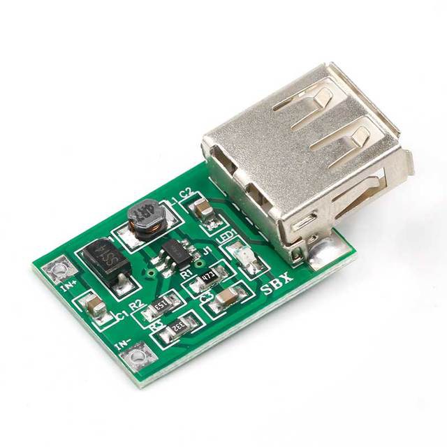Bản Mạch Tăng Áp Nguồn Điện Usb DC 0.9v ~ 5v Sang 5v 600ma