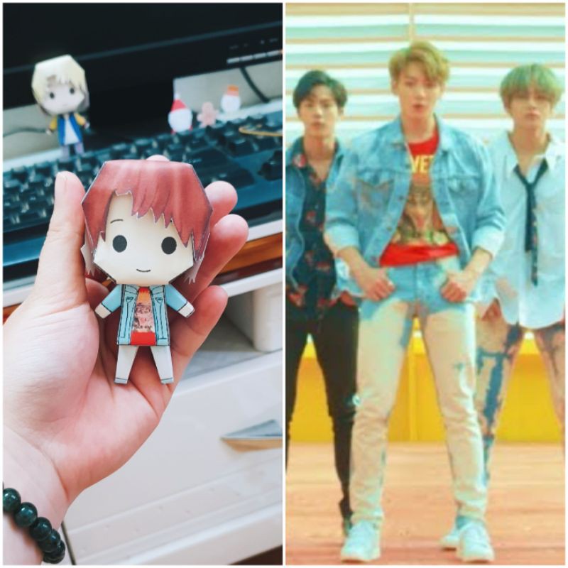 Mô Hình Giấy Chibi BTS Jungkook DNA