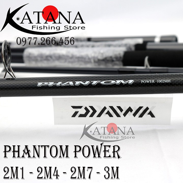 Cần Câu chính Hãng Daiwa - Phantom Power - 2m1 2m4 2m7 3m0