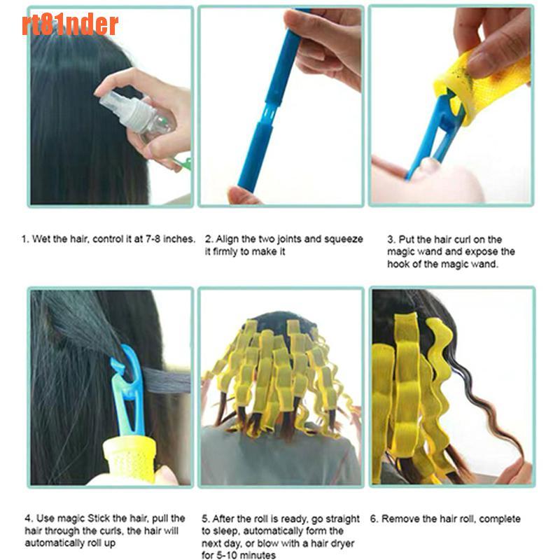 Set 10 Dụng Cụ Uốn Tóc Gợn Sóng Thần Kỳ rt81