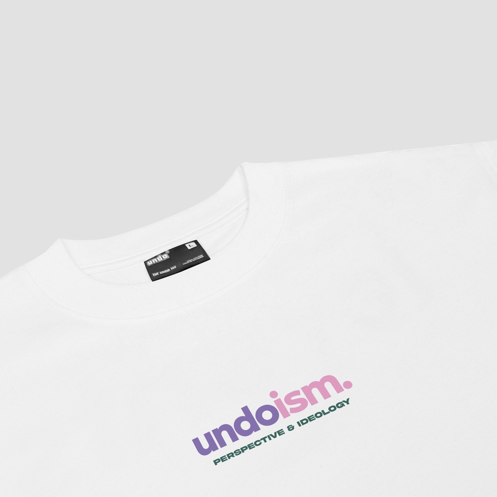 Áo Thun Unisex Undo Symbol 2.0 Màu Trắng 100% Standard Cotton - Local Brand Chính Hãng