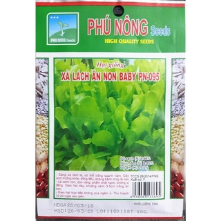 Hạt giống xà lách ăn non baby