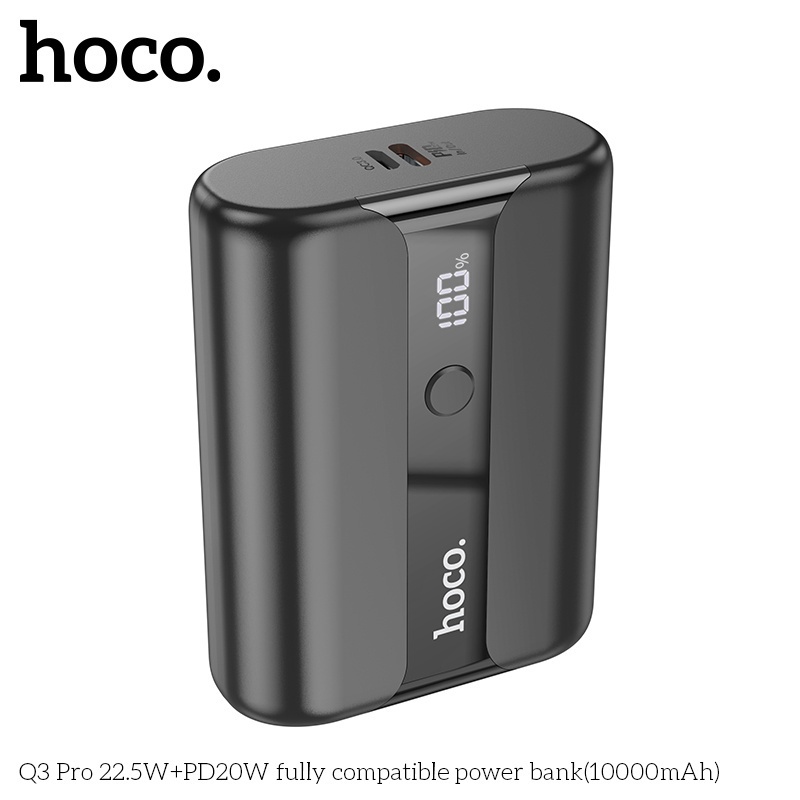 Sạc dự phòng nhanh HOCO. Q3 Pro 10000mAh 22.5W PD 20W QC 3.0 cho iph 13 12 11 Pro Samsung S22