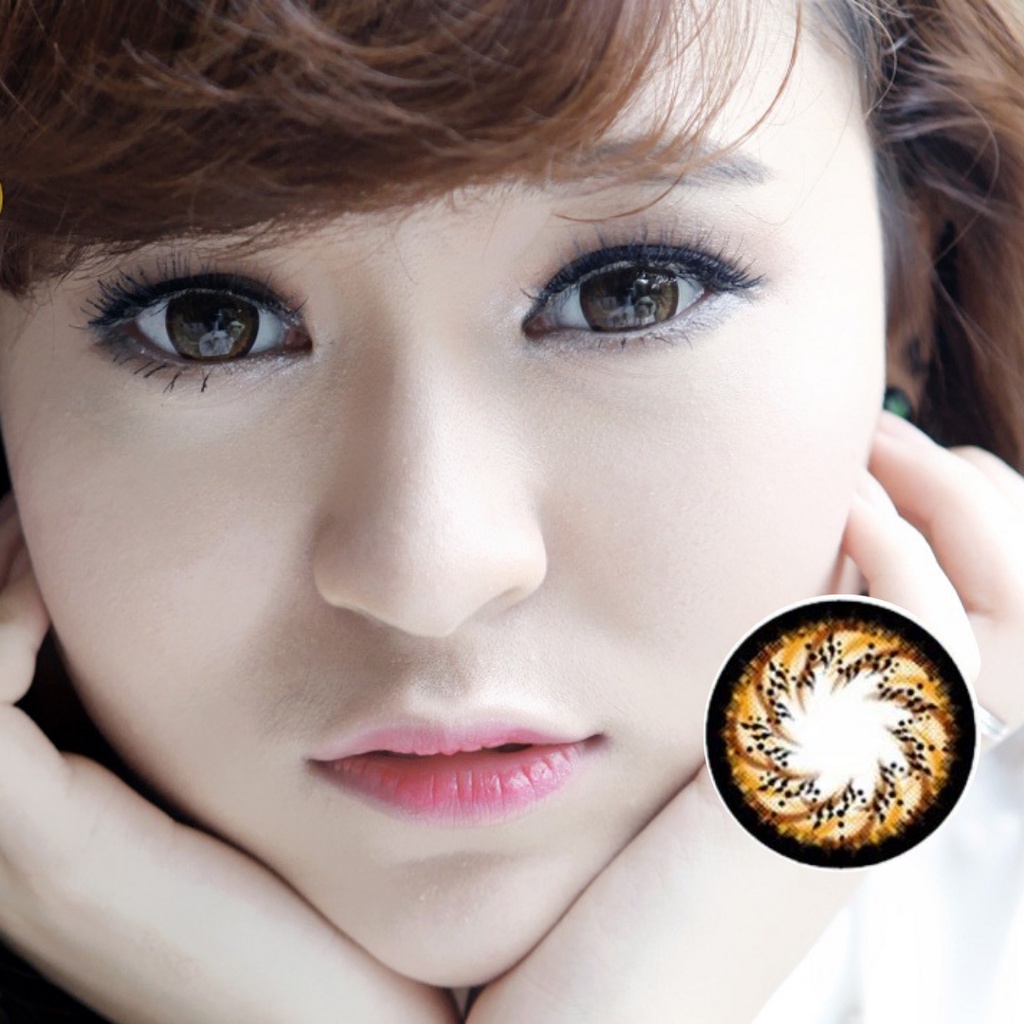 Kính Áp Tròng Tint Eye Lens Nâu Capuchino  TP-868