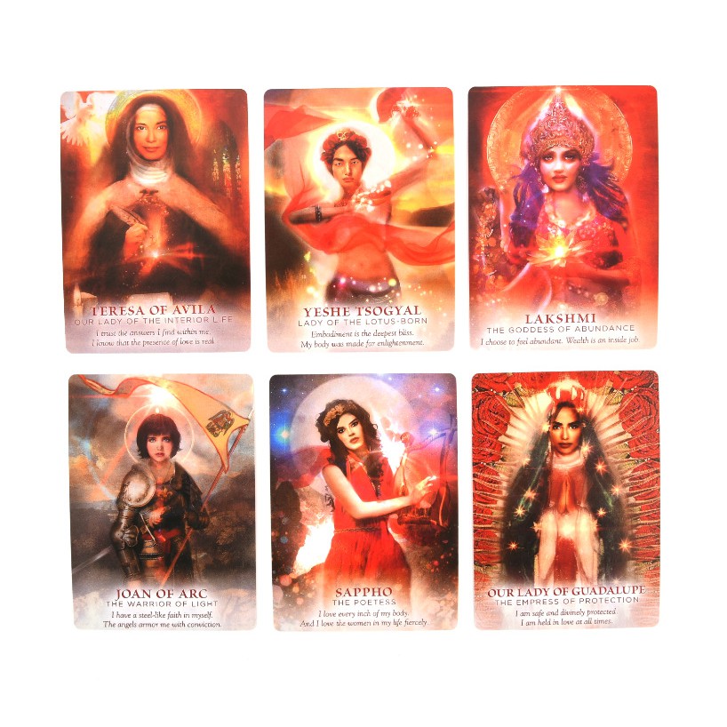 Bộ Bài Tarot Divine Feminine Oracle H20 New Cao Cấp