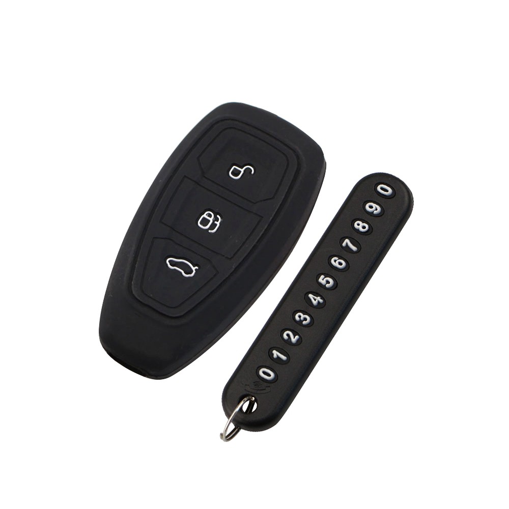 Vỏ bọc chìa khóa thông minh bằng silicon cho xe hơi Ford kuga ecosport ED