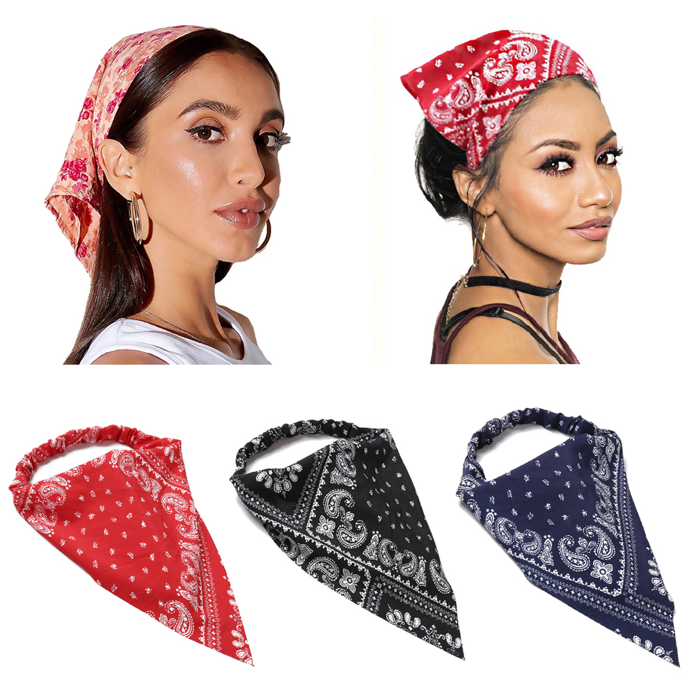 Băng Đô Vải In Họa Tiết Xinh Xắn Cho Nữ