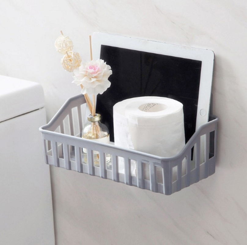 Kệ đựng đồ gắn tường tiện lợi phù hợp để sử dụng cho phòng tắm