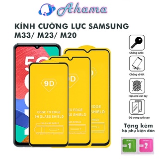 Kính Cường Lực Samsung M20 M23 M33 full màn chống trầy xước rơi vỡ độ bền cao tặng kèm khăn lau màn hình