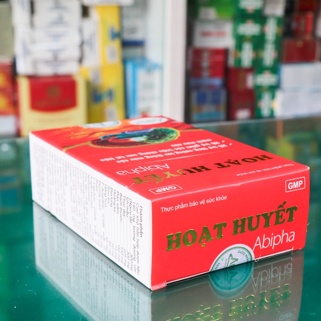 Hoạt Huyết Abipha, hỗ trợ giảm các triệu chứng thiểu năng tuần hoàn não (hàng chính hãng - hộp 30 viên)