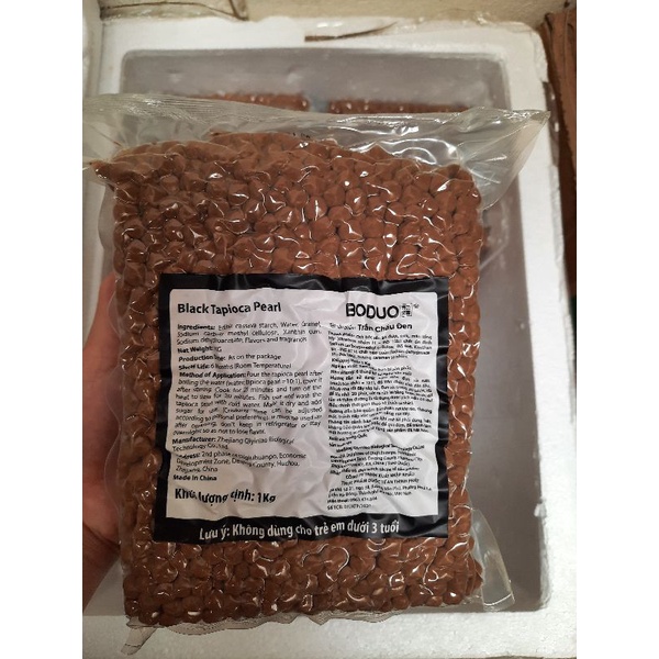 Trân châu đen Boduo gói 1kg