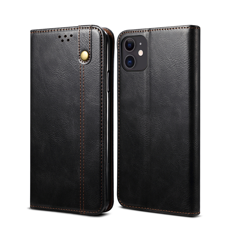 Bao da điện thoại gập nam châm phong cách retro thích hợp cho Iphone14 13 12 Mini 11 Pro Xs Max Xr I8 I7 I6 6s Plus Se 2020