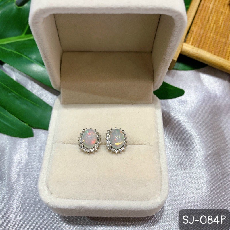 Trang Sức Bạc 925  Đá Opal và Mặt Trăng Lung Linh Đẹp Chuẩn