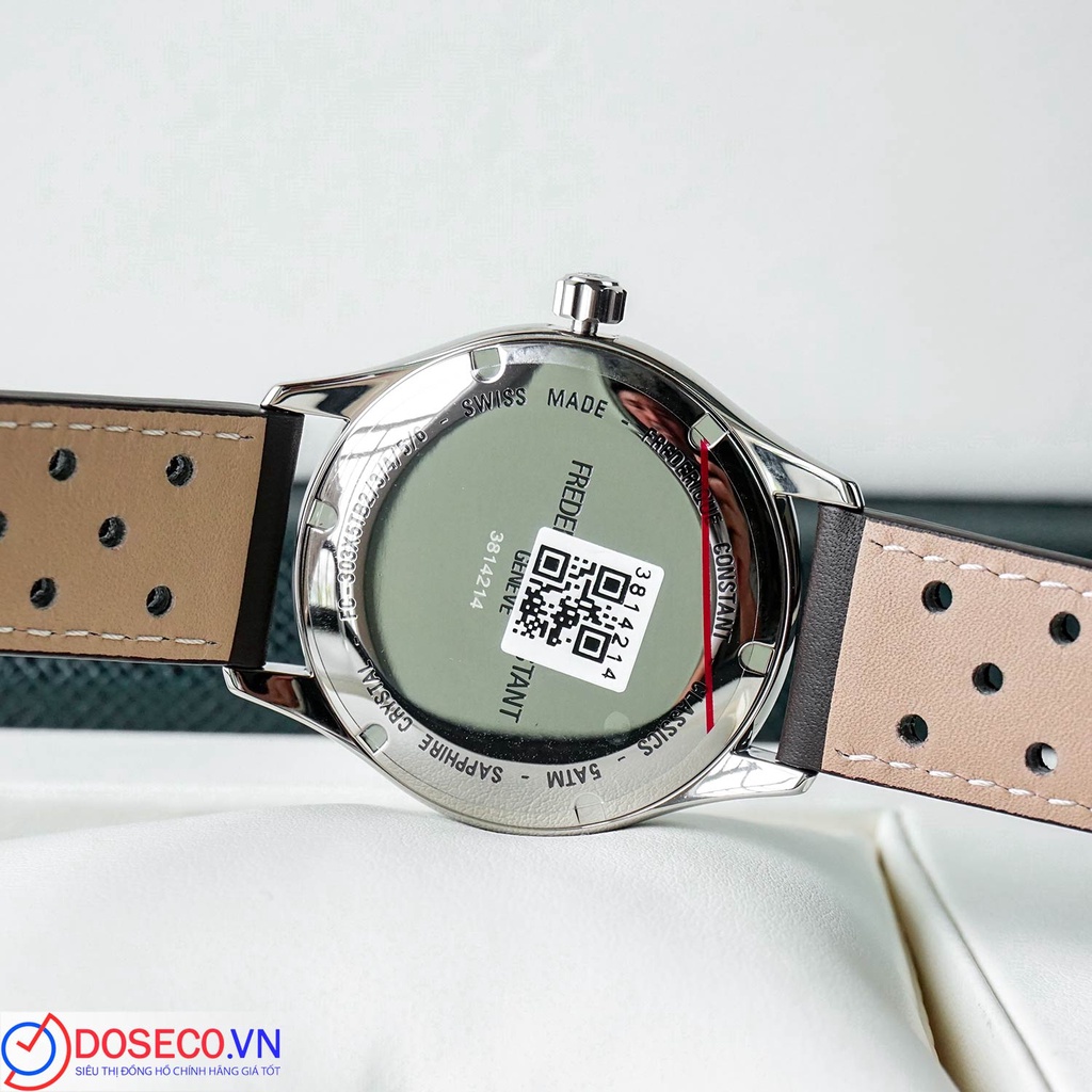 Đồng Hồ Nam Chính Hãng Cơ Automatic Frederique Constant FC-303B5B6-BF Kính Sapphire, Dây Da Cao Cấp Sang Trọng FC15