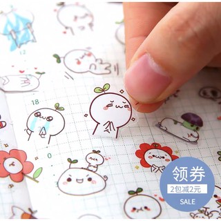 set 4 tấm sticker nhiều hình