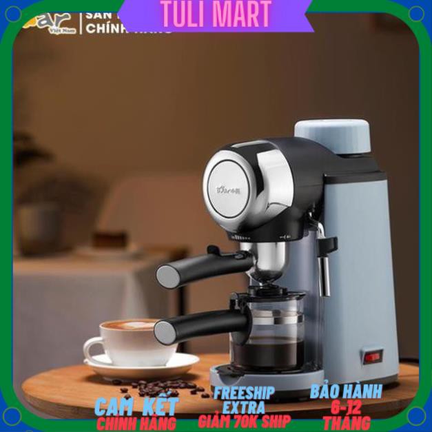 Máy Pha Ép Cà Phê Mini Tự Động Bear KFJ-A02N1, Máy Ép Pha Chế Cafe Espresso  Cao Cấp, Sang Trọng. Đậm Đà._Bảo Hành 18 th