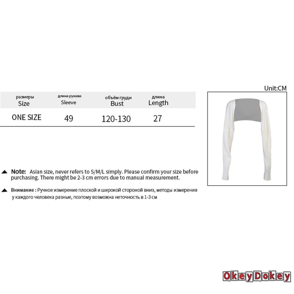 Áo Khoác Dệt Kim Siêu Ngắn Dáng Rộng Thiết Kế Đơn Giản Gợi Cảm Cho Nữ