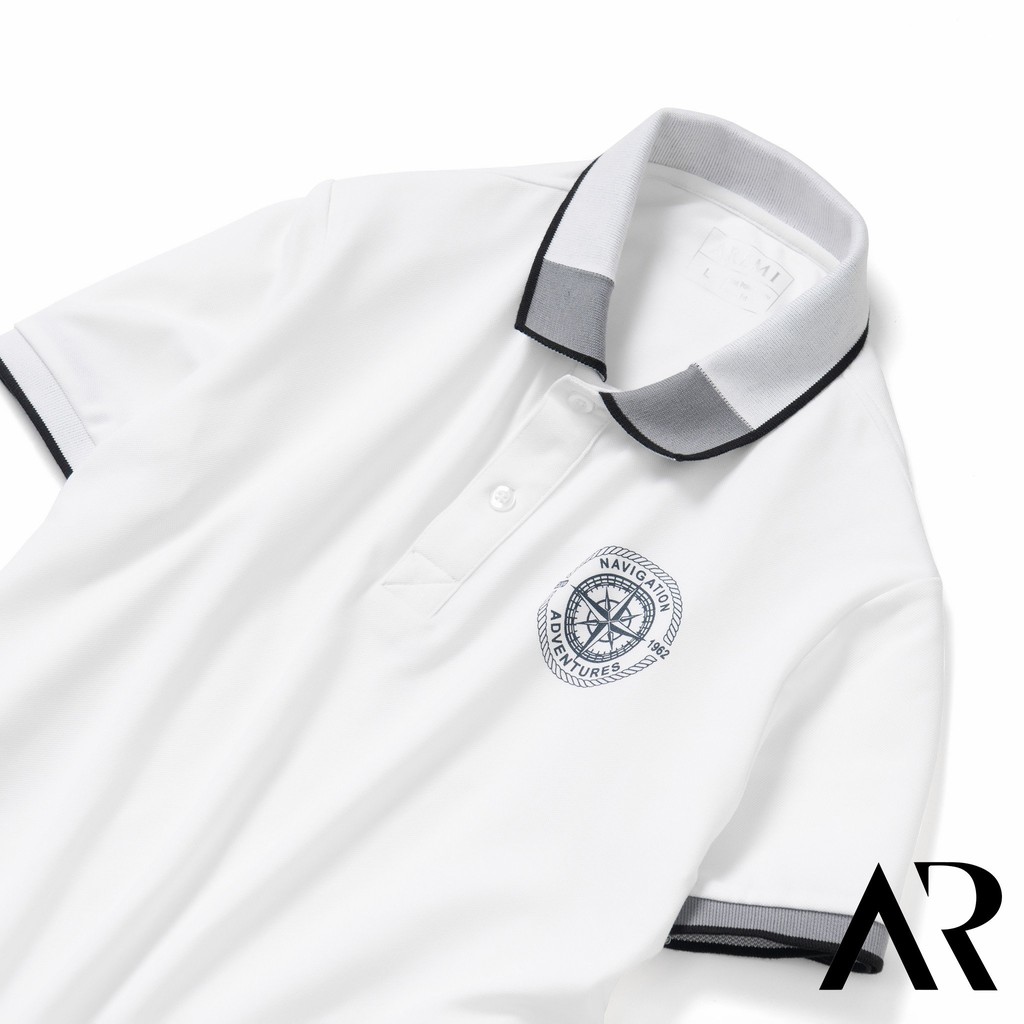 Áo polo nam cổ bẻ phối nhẹ,vãi cvc, thun cao cấp chuẩn form, thiết kế phong cách sang trọng,lich lãm AREMI APL0022 | BigBuy360 - bigbuy360.vn