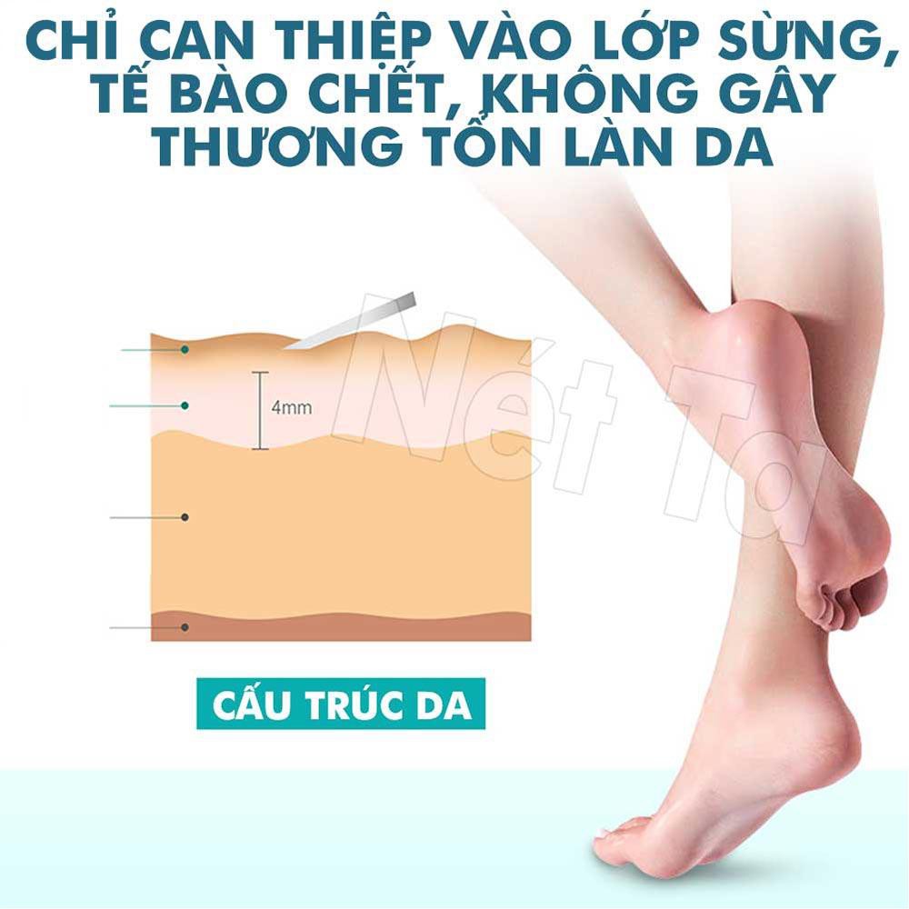 Chà gót chân 8in1 cao cấp tẩy da chêt, nứt nẻ, chai chăm sóc móng đa năng Nét Ta NT811 | BigBuy360 - bigbuy360.vn