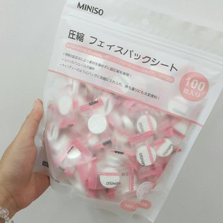 Mặt nạ giấy nén Miniso