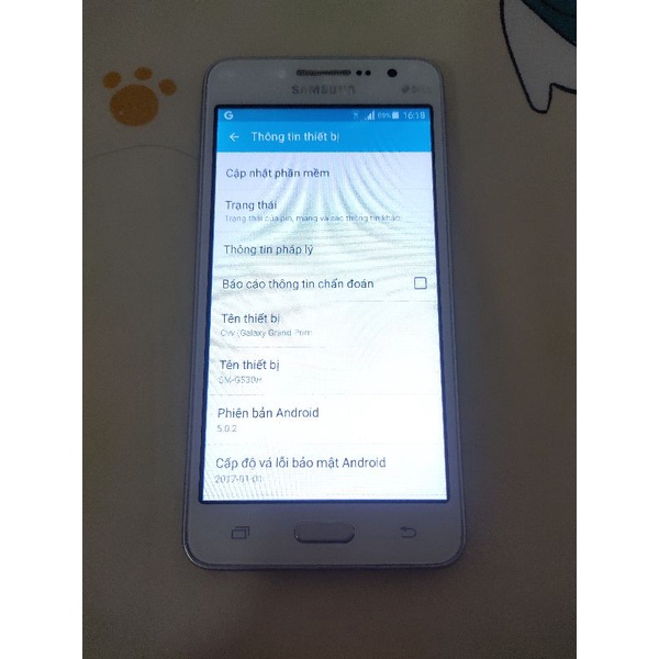 Màn hình điện thoại Samsung Grand Prime G530H hiển thị đẹp lỗi cảm ứng lấy từ xác