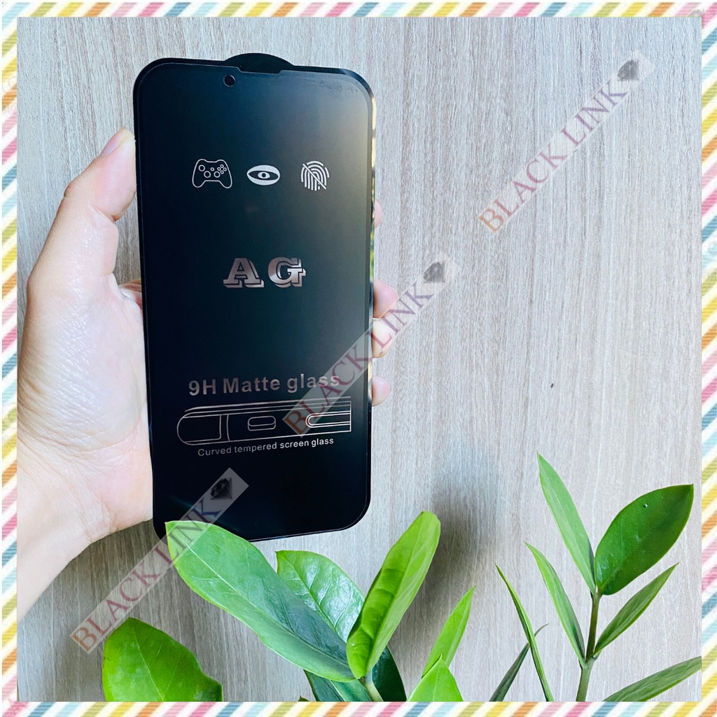 Kính cường lực iphone full màn AG chống vân tay 6/6s/6plus/6s plus/7/8/7plus/8plus/x/xs/xsmax/xr/11/12/13/pro/max