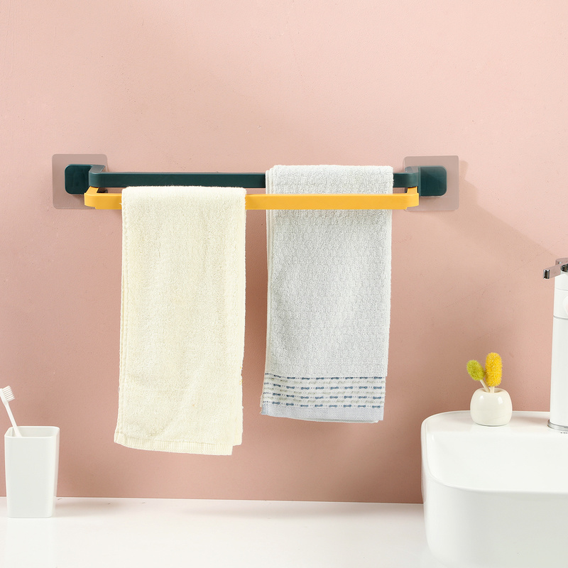 Thanh Treo Khăn JUJIAJIA Thiết Kế Đơn Giản Sáng Tạo Không Đục Lỗ Cho Nhà Tắm