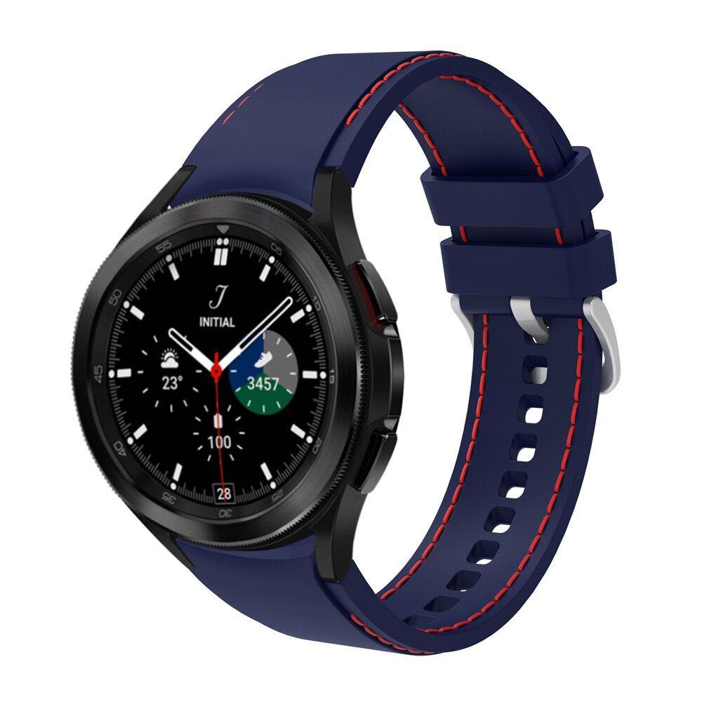 Dây đeo đồng hồ thông minh bằng silicon thay thế dành cho Samsung Galaxy Watch 4 Classic 42mm 46mm 40mm