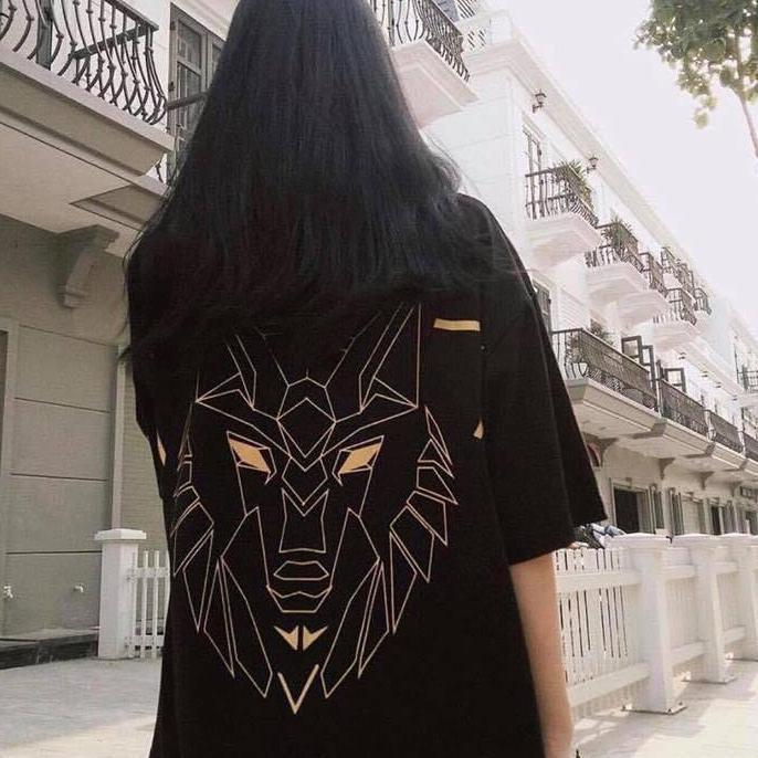 Áo Thun Tay Lỡ unisex HADES đầu sói hàng đẹp chuẩn shop - form rộng A022