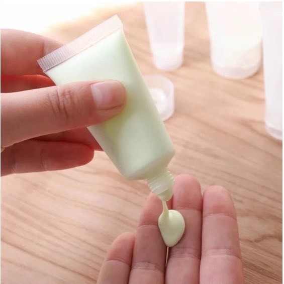 Lọ nhựa chiết mỹ phẩm dạng tuýp đựng sữa tắm dầu gội sữa rửa mặt màu trắng nhựa PP cao cấp từ 5ml đến 100ml | BigBuy360 - bigbuy360.vn