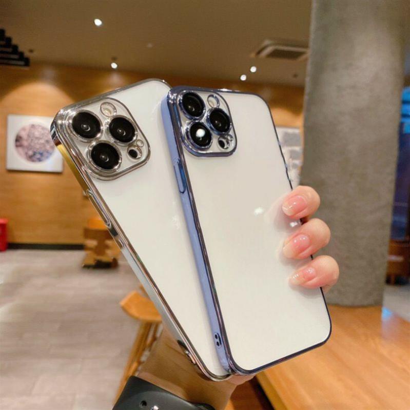 Ốp lưng trong viền màu XM Glimmer cho iPhone 13 , 13 pro , 13 pro max bảo vệ máy