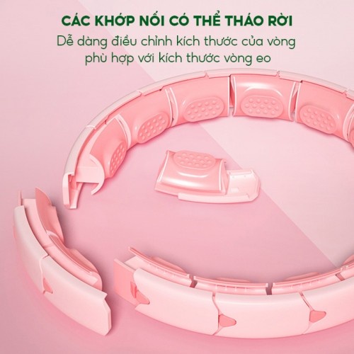 Vòng lắc eo tự đếm số vòng thông minh Booster BLZW03- 110cm