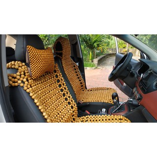 tấm lót ghế ô tô hạt gỗ xe 4 chỗ 7 chỗ xe tải xe khách