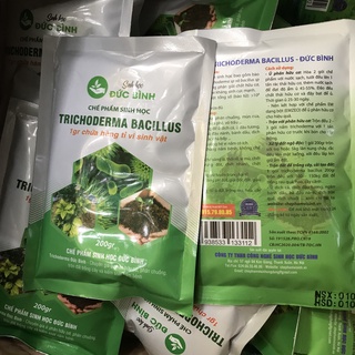 Chế phẩm men vi sinh nấm đối kháng trichoderma bacillus Đức Bình 200gr
