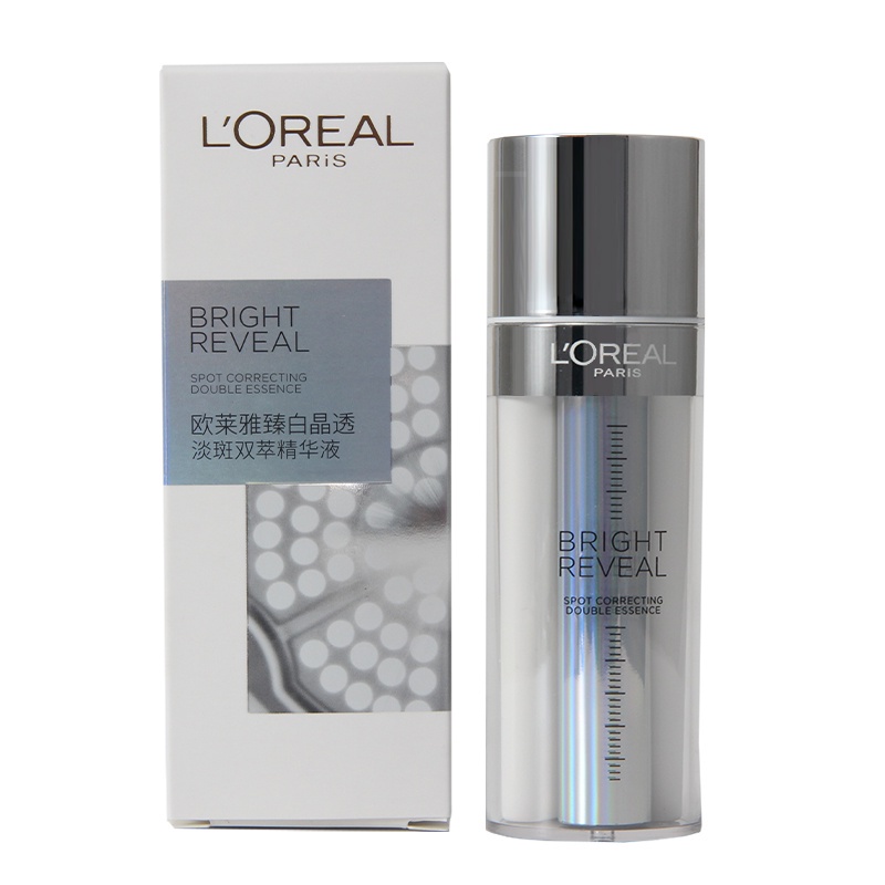 L'OREAL Lọ Tinh Chất Niacinamide Pha Lê Trắng Trong Suốt 37.6ml Chăm Sóc Da Mặt