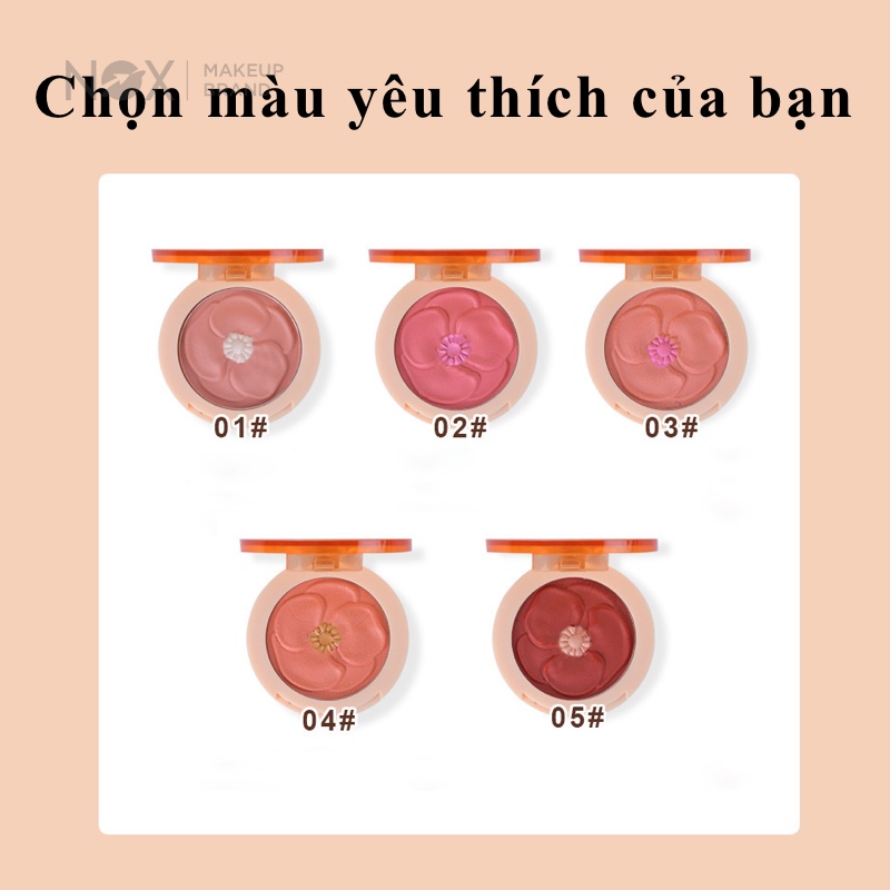 Phấn má hồng NOX hình hoa đào khả năng lên màu cao nâng tông da 6g | BigBuy360 - bigbuy360.vn