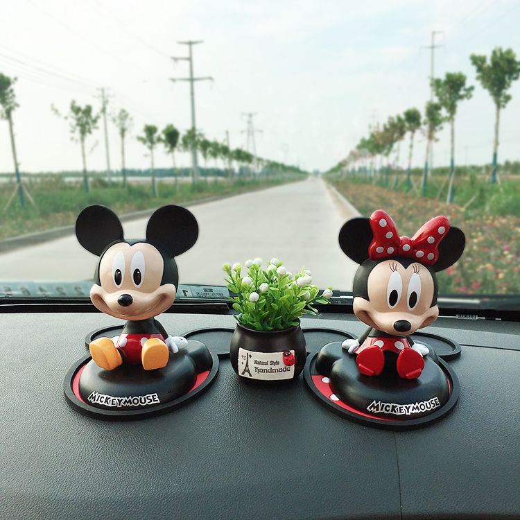 Mô Hình Chuột Mickey Hoạt Hình Trang Trí Nội Thất Xe Hơi