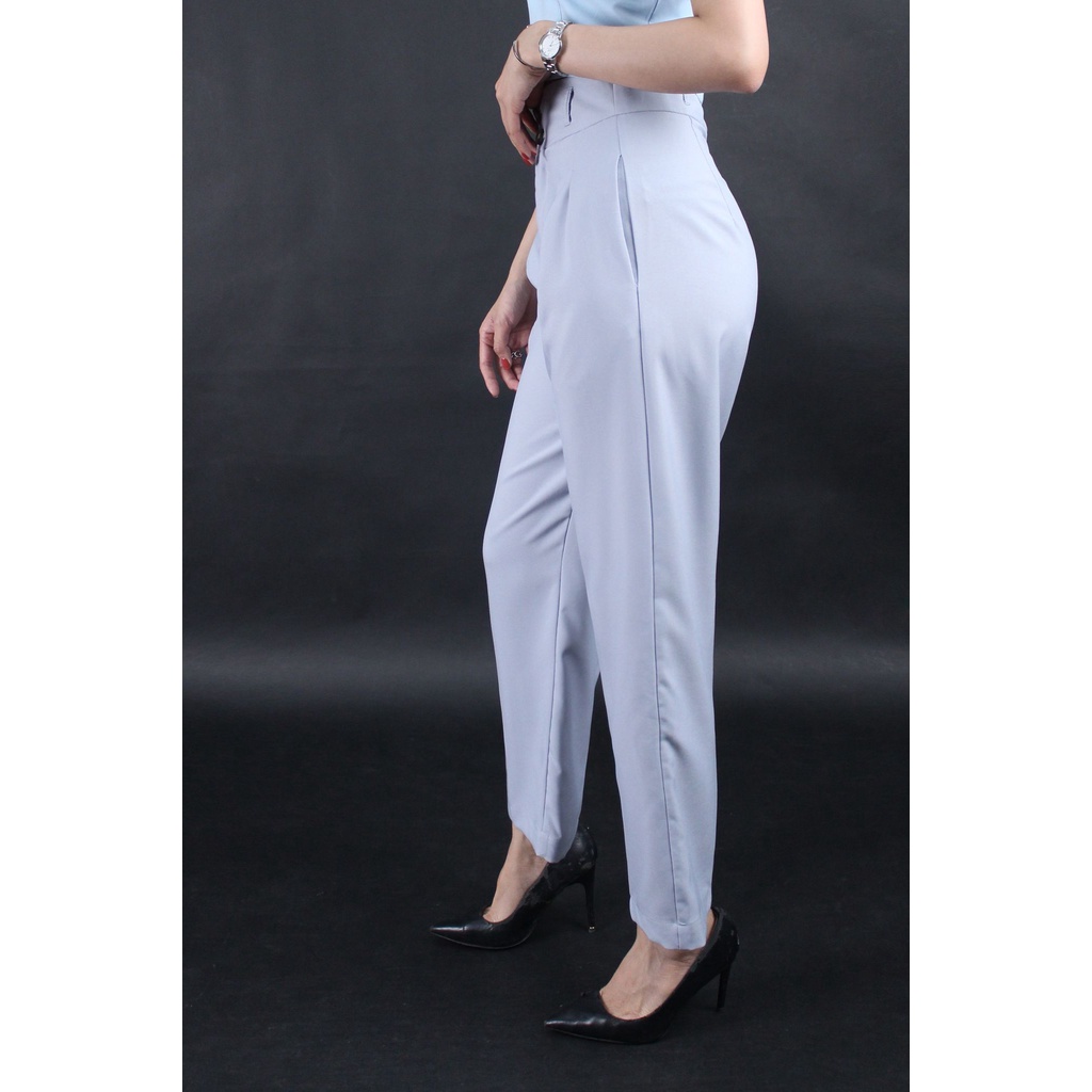 Q8673 - Quần tây ống rộng Zara bản to, 2 nút, trơn