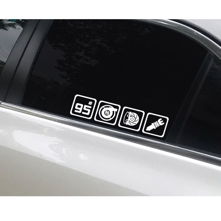 # 95 Xăng Dầu Xe Dán Dán Kính Xe Jdm Loại Xăng Dầu Decal
