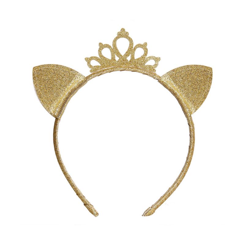 Vương Miện Công Chúa Hình Tai Mèo Dễ Thương Cho Bé Gái