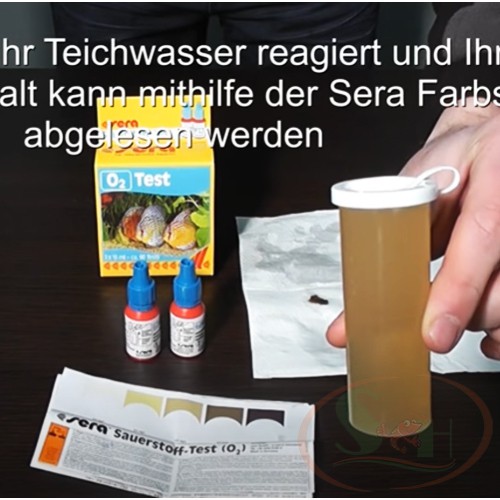 Bộ Sera O2 Test kiểm tra nồng độ oxy hòa tan nước bể ao nuôi cá tôm tép