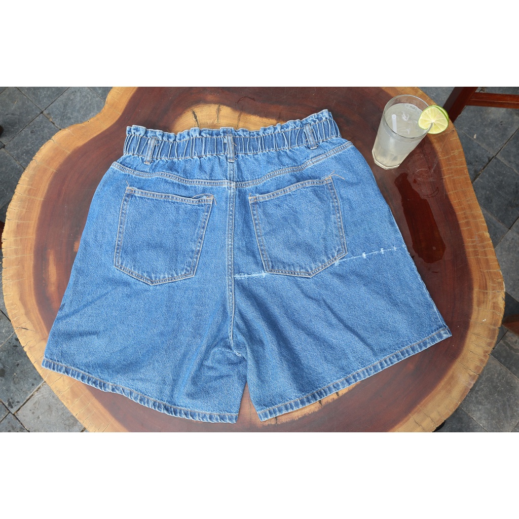 Quần Short bò Nữ Cạp Cao - Gen bụng - BIGSIZE tilano